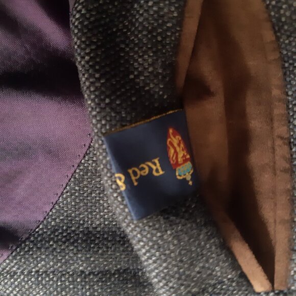 Pal Zileri Concept SZ 44L Charcoal Grey Hopscloth Sport Jacket Blazer - Picture 9 of 16